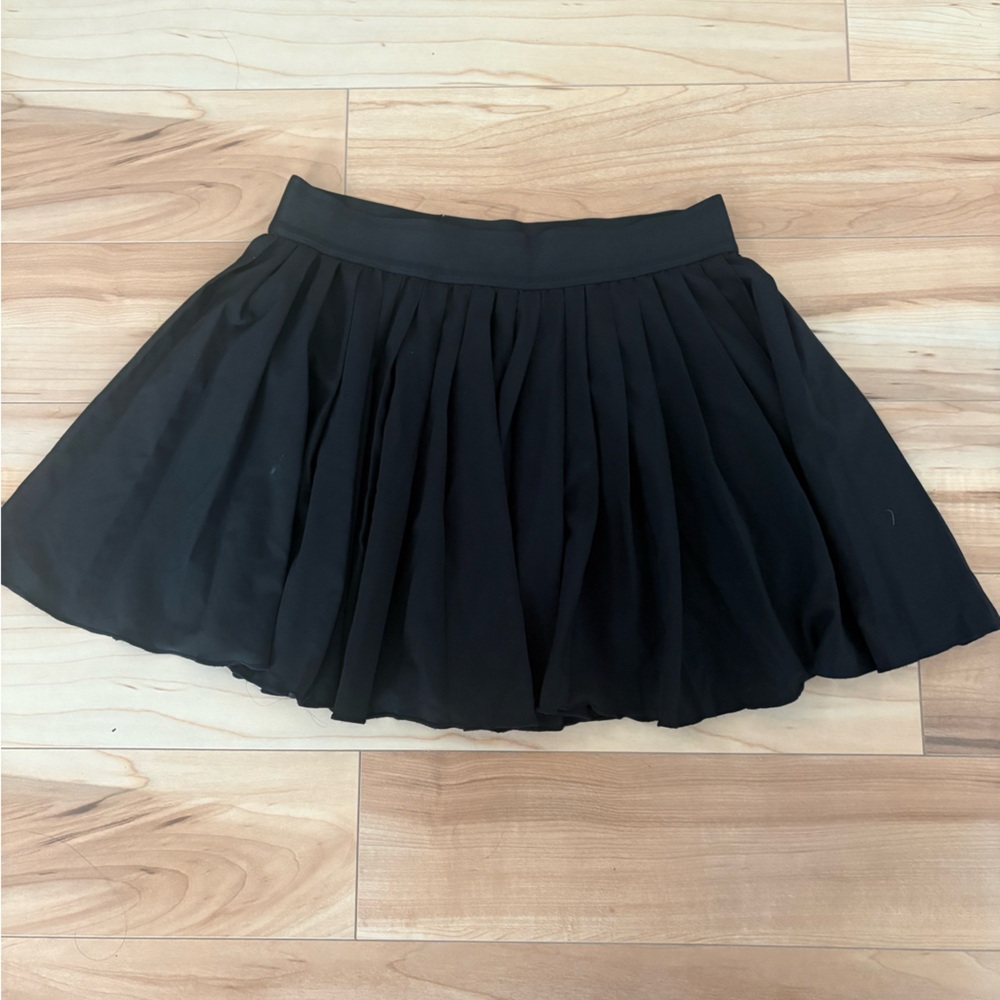 Source Unknown Black tennis skirt